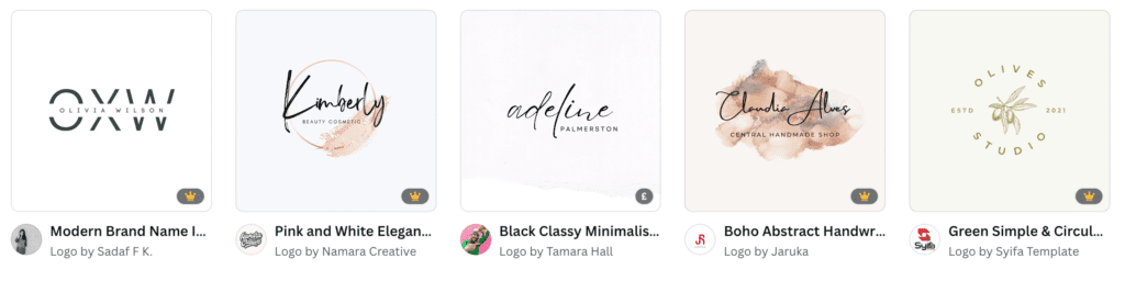 logotipos para estética